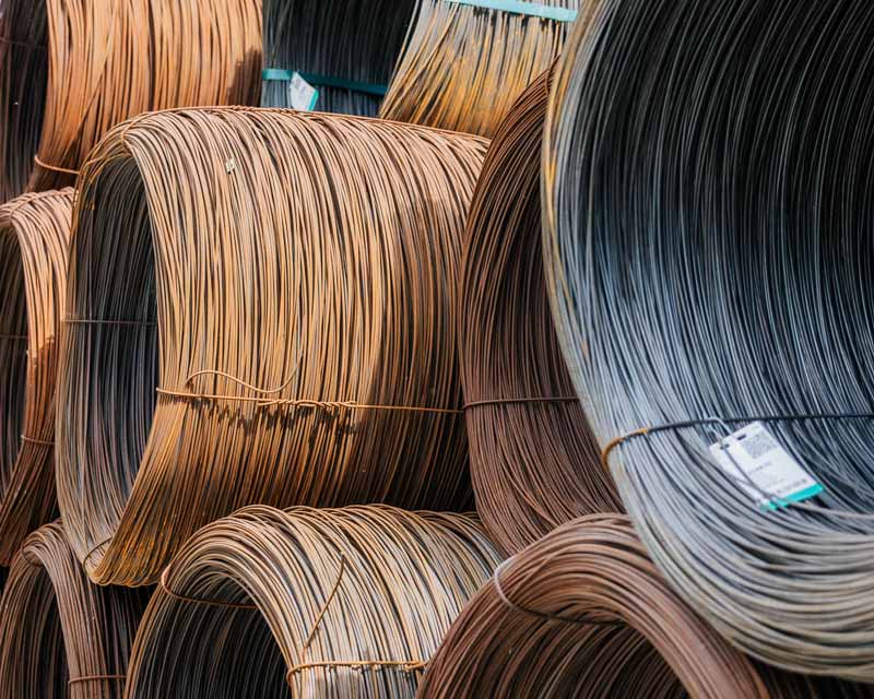 Drahtrolle in einer Drahtzieherei in Altena